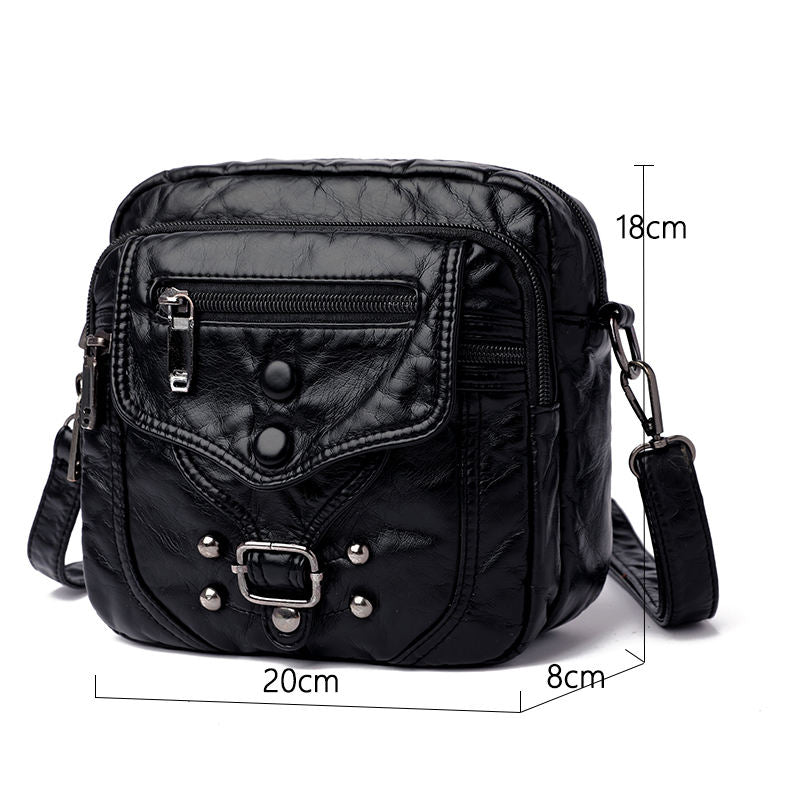 👜 Women’s Vintage Leather-Look Crossbody Shoulder Bag BUY 1 GET 1 FREE